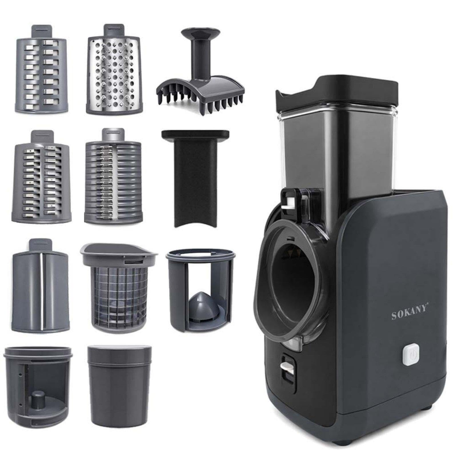 9 Pieces Multifunction Vegetable Prep Tool 6-in-1 Salad Maker Multifunctional Electric Cubing Appliance|Home & Garden| Kitchen Dining & Bar| Kitchen Tools & Gadgets| Peelers-image-29