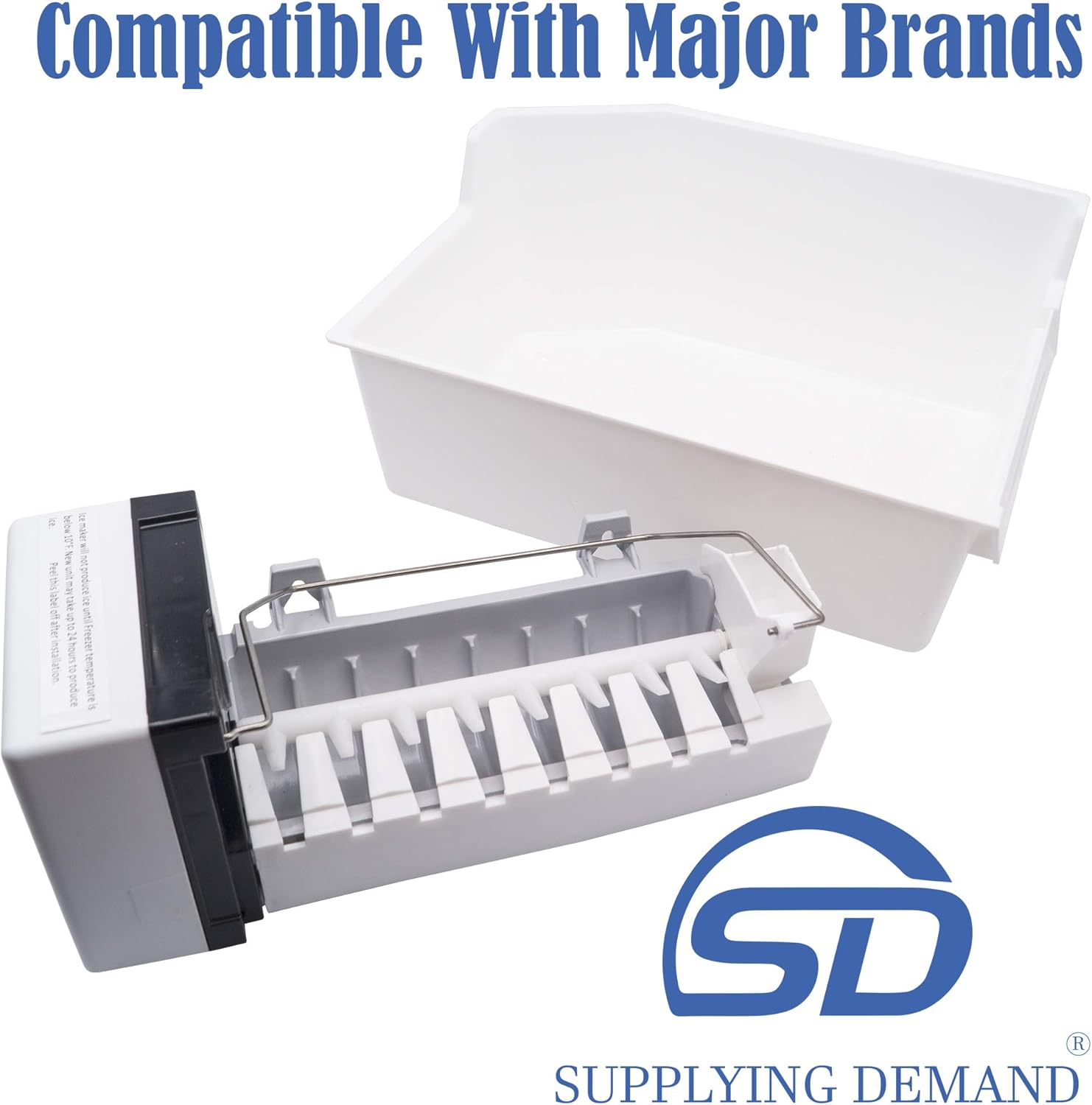 Super Deal Product Supplying Demand 1129316 Refrigerator Ice Maker Kit Replaces W10190943, 1018