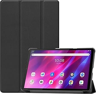 Lenovo Tab K10 ケース Lenovo Tab K10 TB-X6C6Fケース Lenovo Tab K10 TB-X6C6X カバー Lenovo Tab K10 TB-X6C6NBF ケース Lenovo Tab K10 10.3インチ ケース Pokaas 専用ケース Newモデル タブレットケース オートスリープ機能付き 三つ折り スタンド機能 保護ケース 衝撃吸収 マグレット開閉式 傷つけ防止 薄型 軽量 おしゃれ 綺麗 全面保護型 持ち運び便利 (Lenovo Tab K10, ブラック)