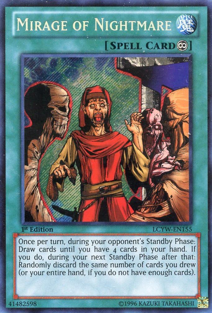 YU-GI-OH! - Mirage of Nightmare (LCYW-EN155) - Legendary Collection 3: Yugi's World - 1st Edition - Secret Rare