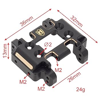 MEUS RACING Ascent 18 Brass Skid Plate for Redcat Ascent-18