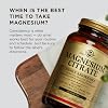 Solgar Citrato de Magnesio, 120 Tabletas - Promueve Huesos Saludables - Apoya la Función Nerviosa y Muscular - No GMO, Vegano, Sin Gluten, Sin Lácteos, Kosher - 60 Porciones, Empaque Estándar 5
