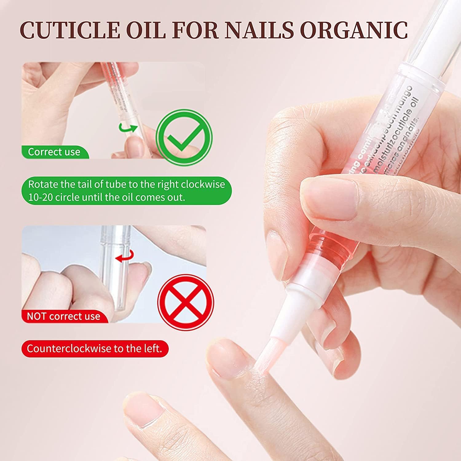 NAILWIND Nail Cuticle Oil Pen, Nail Cuticle Oils Nutrition Oil Pen Cuticle Revitalizer Oil Pen for Nails with Soft Brush Cuticle Oil Bulk Softener Moist Gel Nail Treatment Nourishment Fruity - Image 9 thumbnail