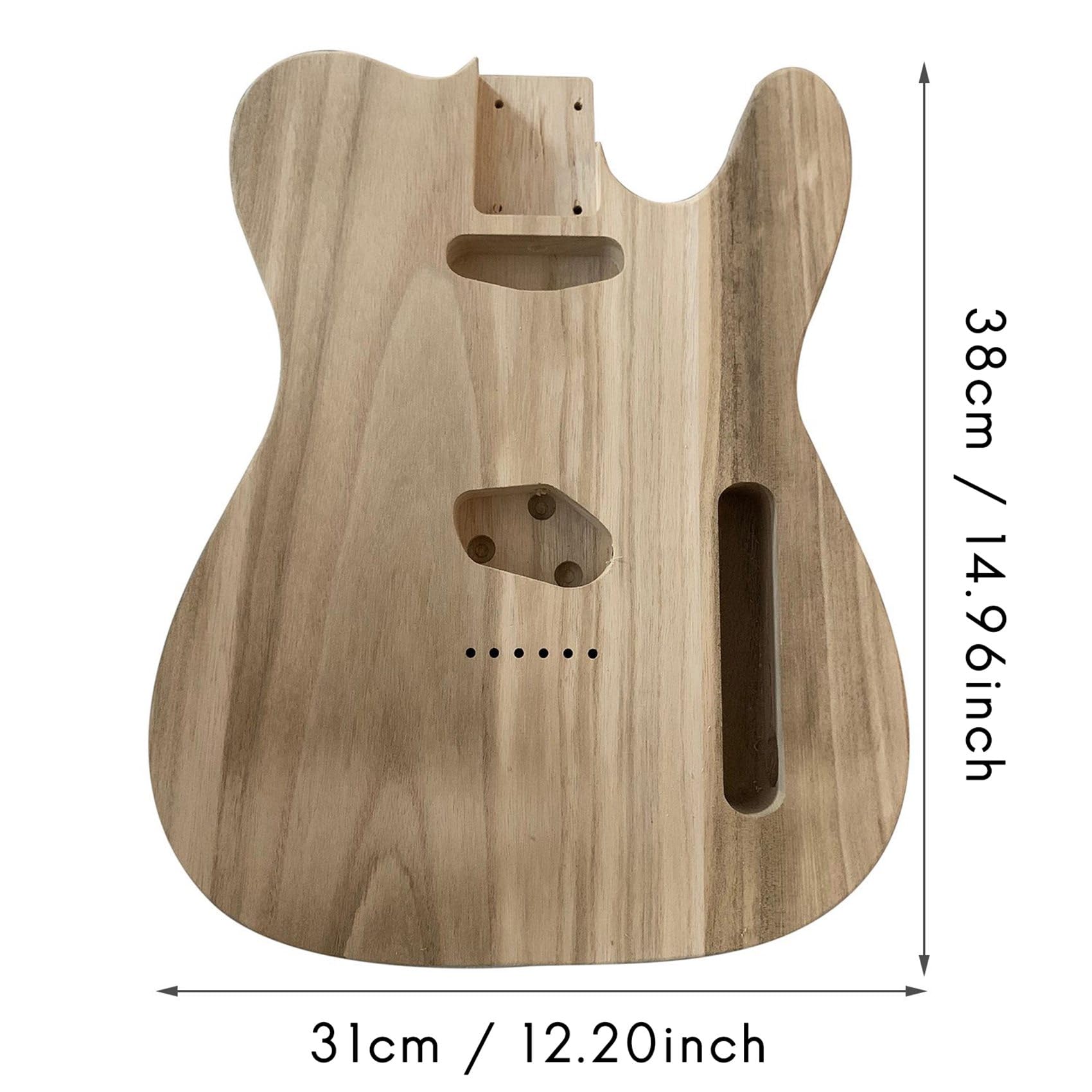 GitarrenköRper czapka klonowa DIY gitara elektryczna części zamienne do niedokończonej gitary elektrycznej TL
