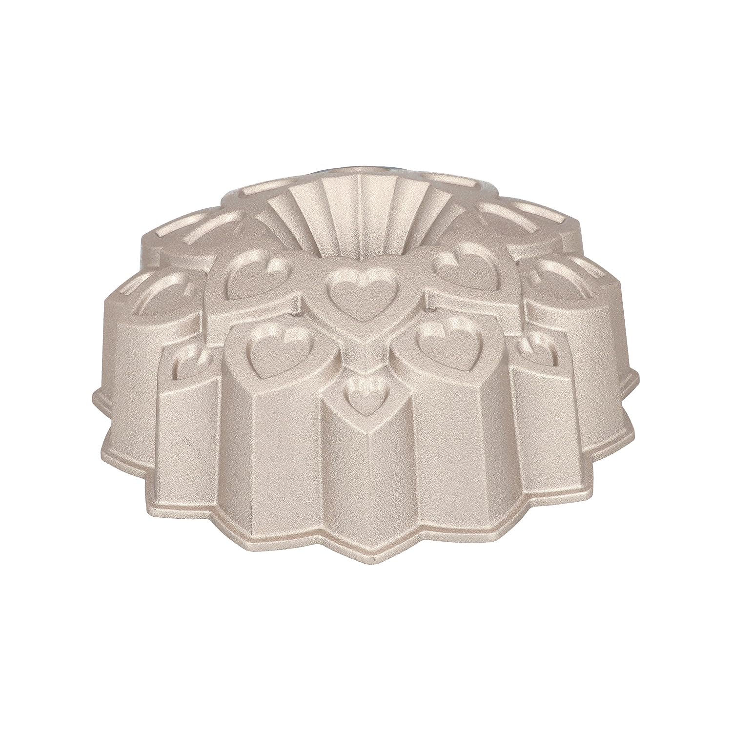 Birkmann, Contoura, forma do ciasta Love, forma do pieczenia z odlewu aluminiowego, Ø 25 cm, z powłoką zapobiegającą przywieraniu i przepisem, 887206
