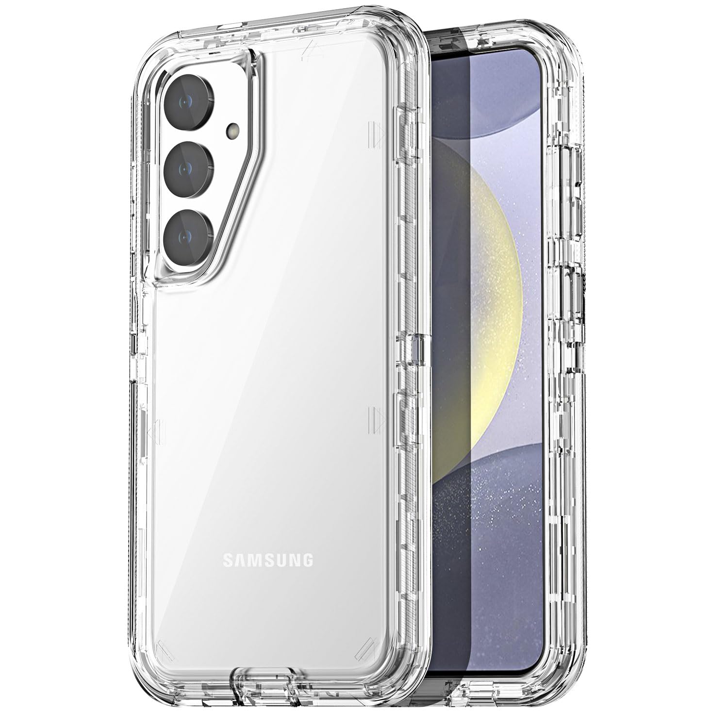 Amazon.com: AICase for Samsung Galaxy S24 Plus/S25 Plus Case Clear