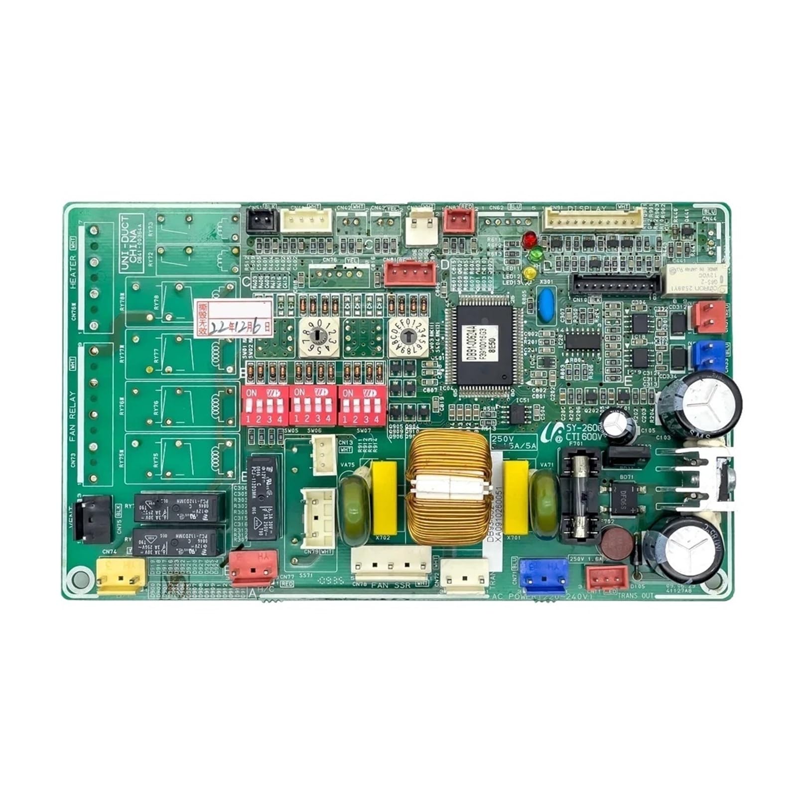 EEZII Air Conditioner Duct Machine Control Board，Compatible For Samsung，DB93-03213F-LF DB91-00624A PCB DB41-00364A Conditioning Parts