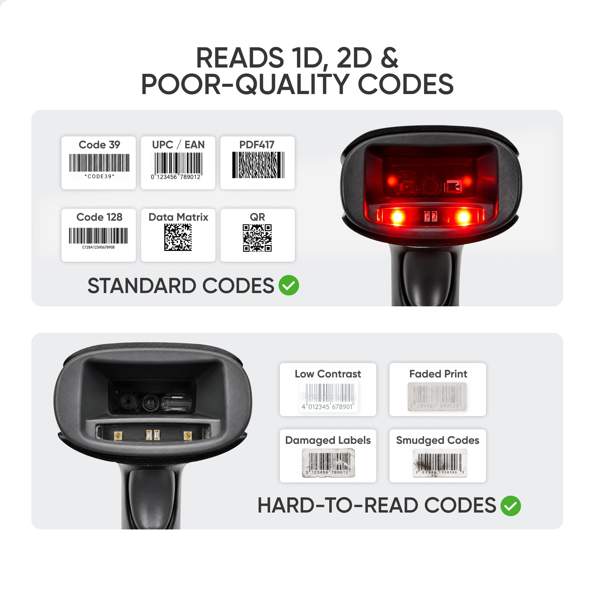 Amazon.co.jp: Honeywell 1900gSR-2USB-2 Xenon 1900g Handheld 1D and