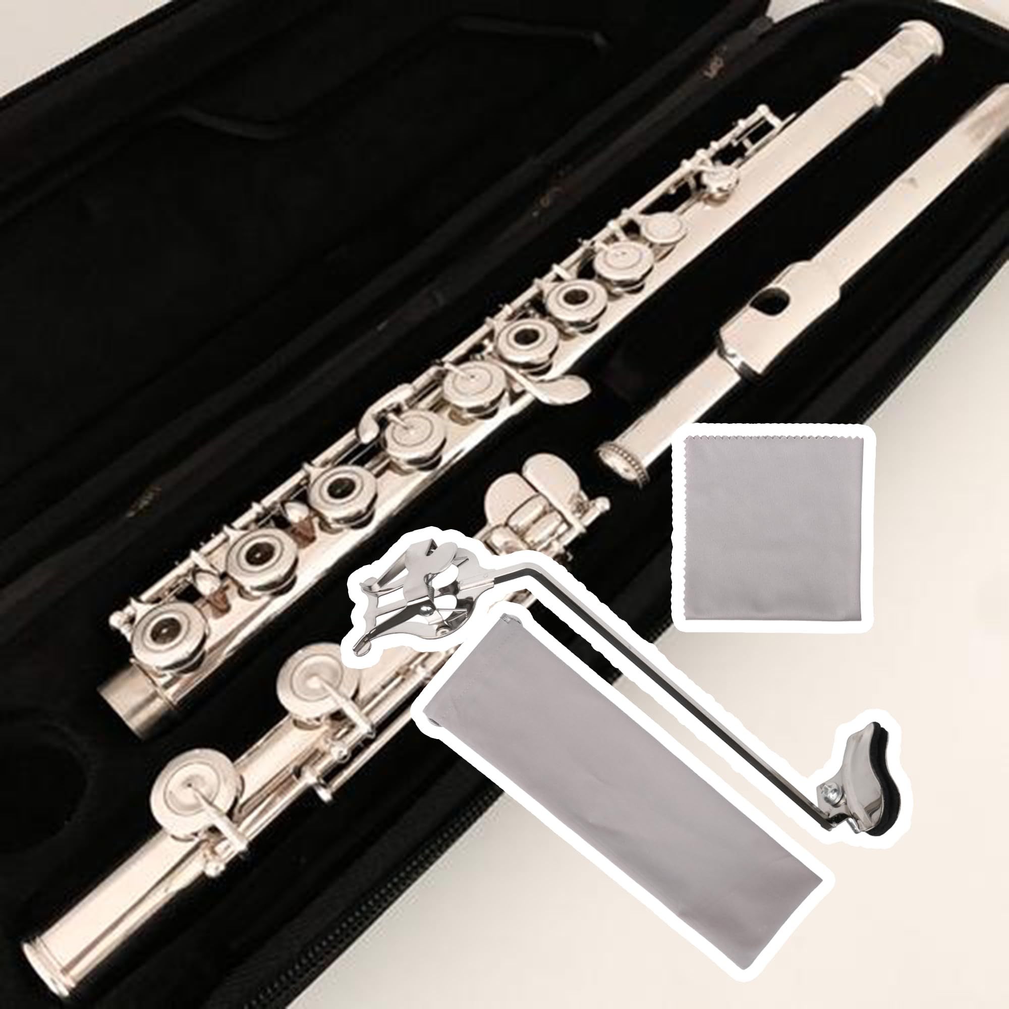 Amazon.com: Yibuy Silver Saxophone March Lyre Soprano Saxophone