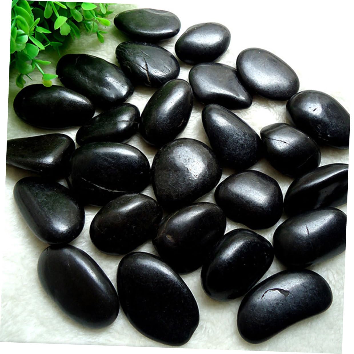 NOLITOY Piedras de Paisaje Naturales Negras 2-4 Cm para Decoración de Acuarios y Jardineras, Grava Decorativa para Macetas y Paisajismo, Guijarros Decorativos Resistentes para Exteriores