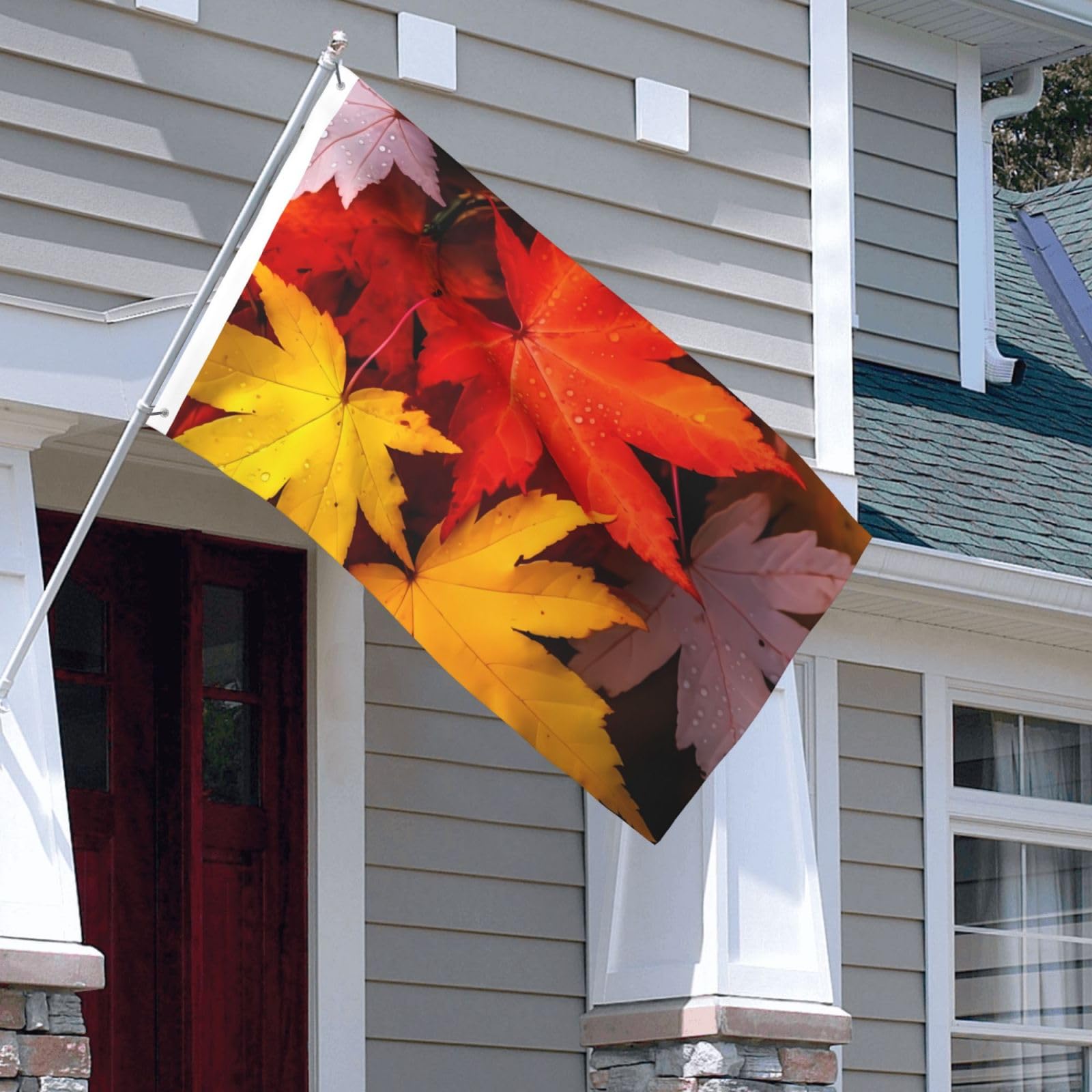 Drapeau De Jardin écureuil D'automne, Bannière De Décoration