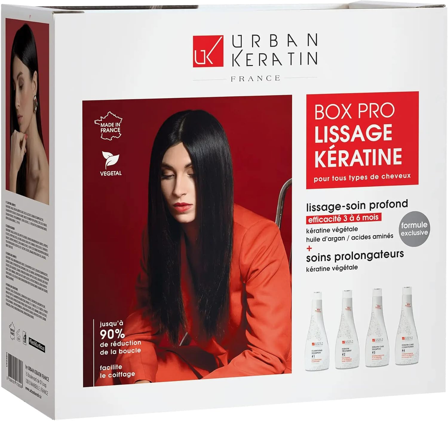 Urban Keratin - Kit de Lissage 2400ML - Base de Plante - Neutre ...