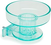 Lixit Quick Lock Bird Cage Bath for Lovebirds, Canaries, Finches, Parakeets, Cockatiels - Easy Twist Lock Install