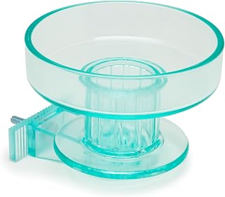 Lixit Quick Lock Bird Cage Bath for Lovebirds, Canaries, Finches, Parakeets, Cockatiels - Easy Twist Lock Install