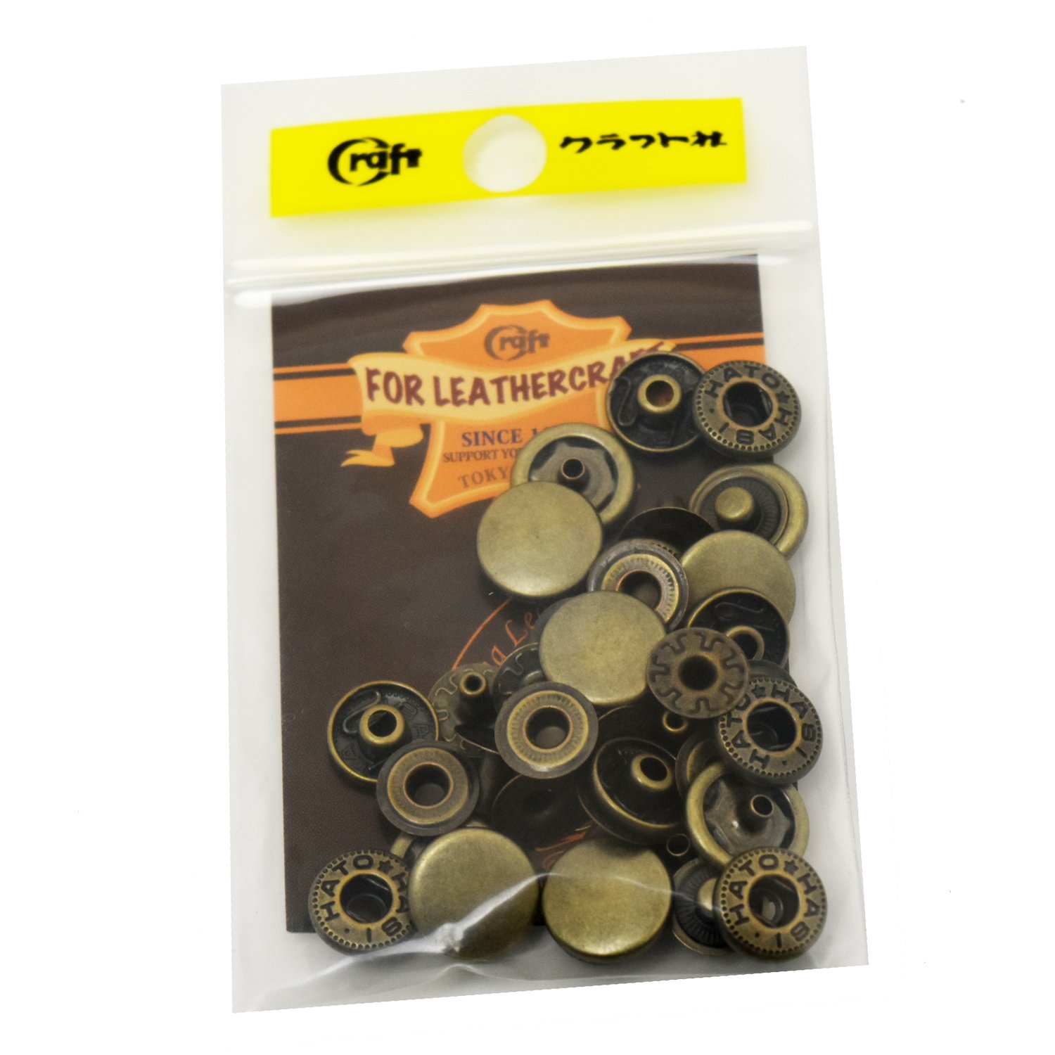 Amazon.co.jp: クラフト社 手芸パーツ 11042-07 ホック 10P 中 φ12