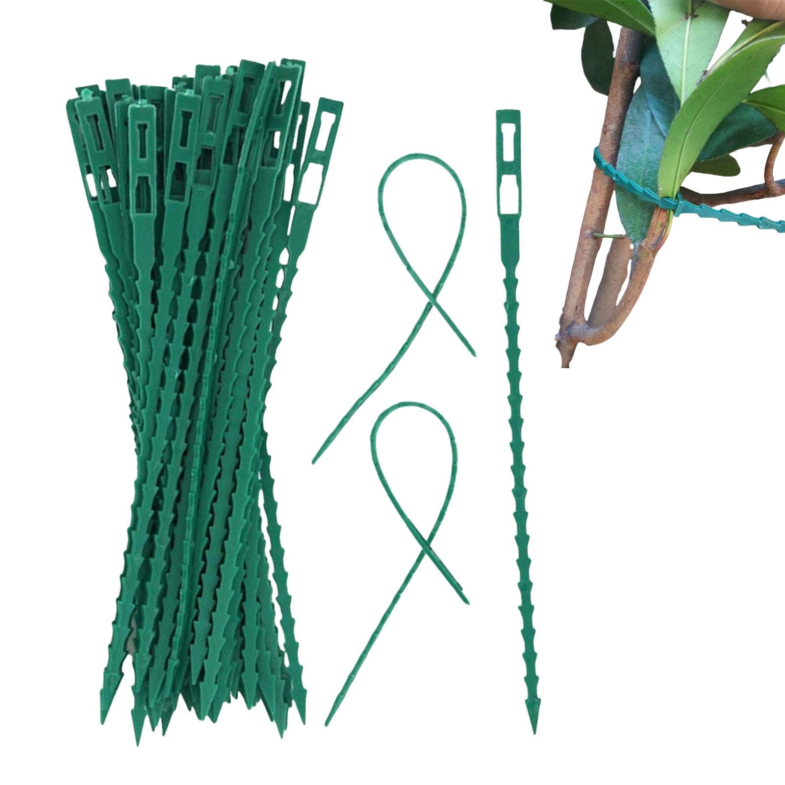 VIVOSUN 328 Feet (100m) PE-Coated Twist Ties, legami di piante da giardino con taglierina per il giardinaggio, piante rampicanti di supporto pomodori, ufficio casa organizzazione (verde