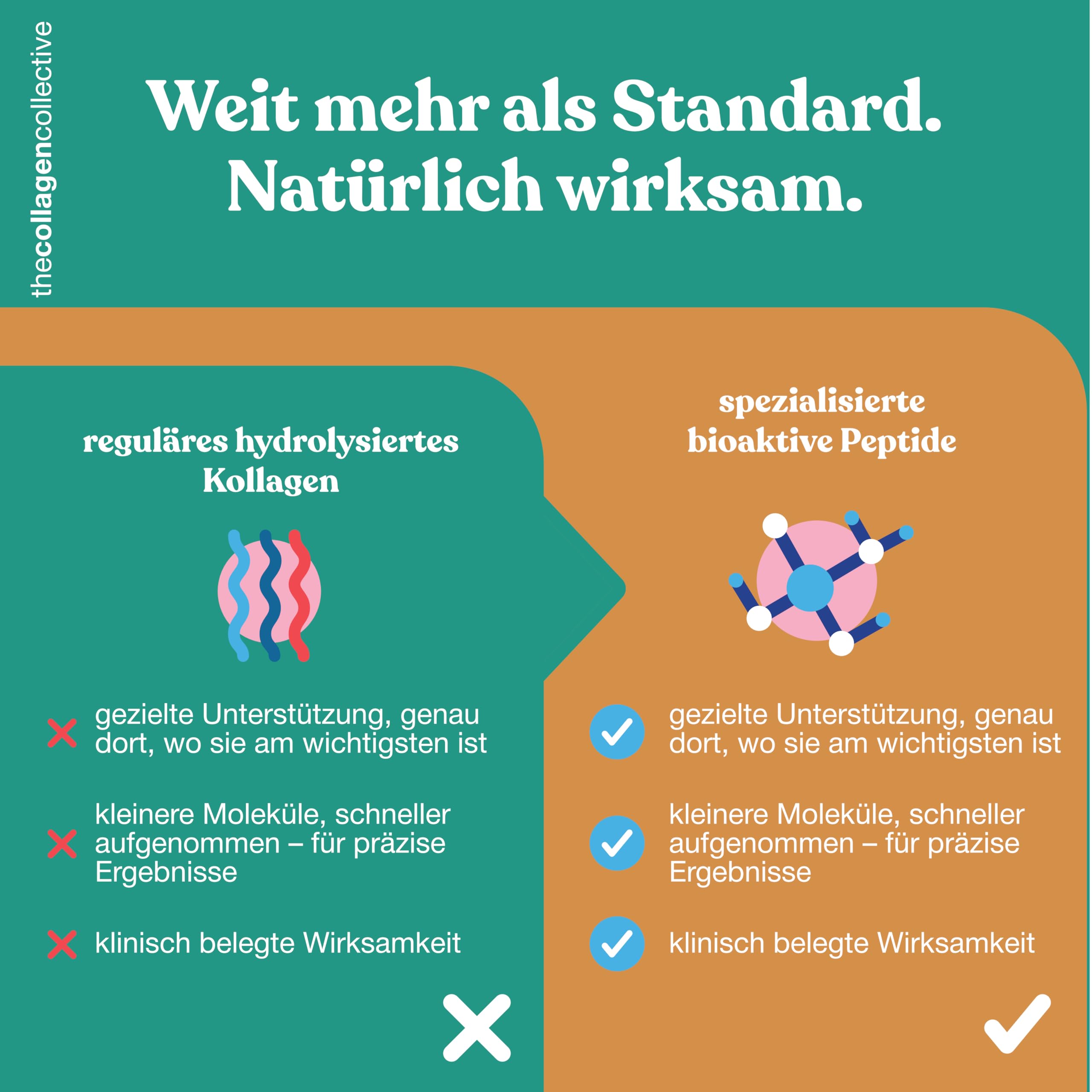 Rinderkollagen Kapseln - Hochdosiert Kollagen Peptide vom Rind, Bioaktives Kollagenhydrolysat für Beauty Haut Haare Nägel Inner Glow (3 Pack)