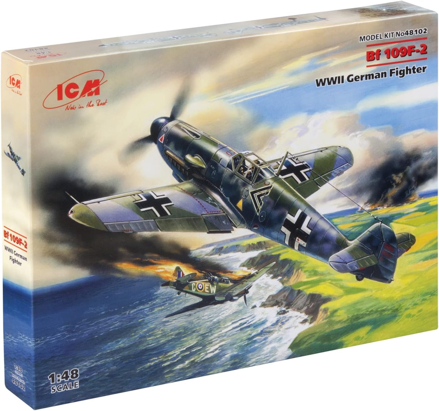 Models Bf 109F-2 German Fighter Building Kit