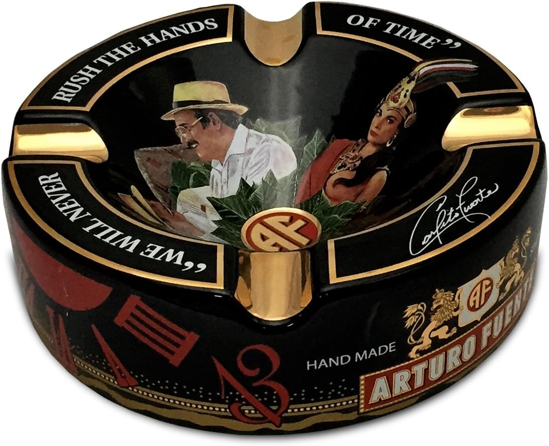 Arturo Fuente Limited Edition Large 8.75 Porcelain Cigar Ashtray Black