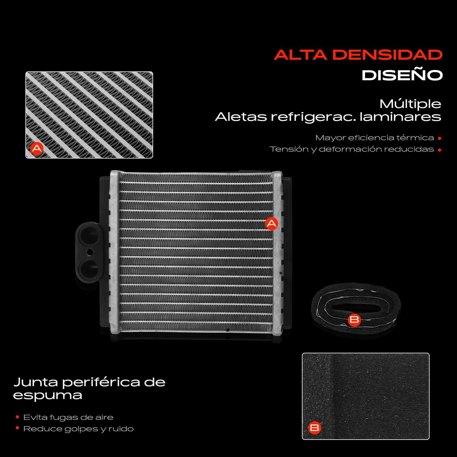 Frankberg Intercambiador de calor para calefacción interior 7412085C10 | Compatible con Vitara ET TA TD, Vitara Cabrio ET TA, X-90 EL