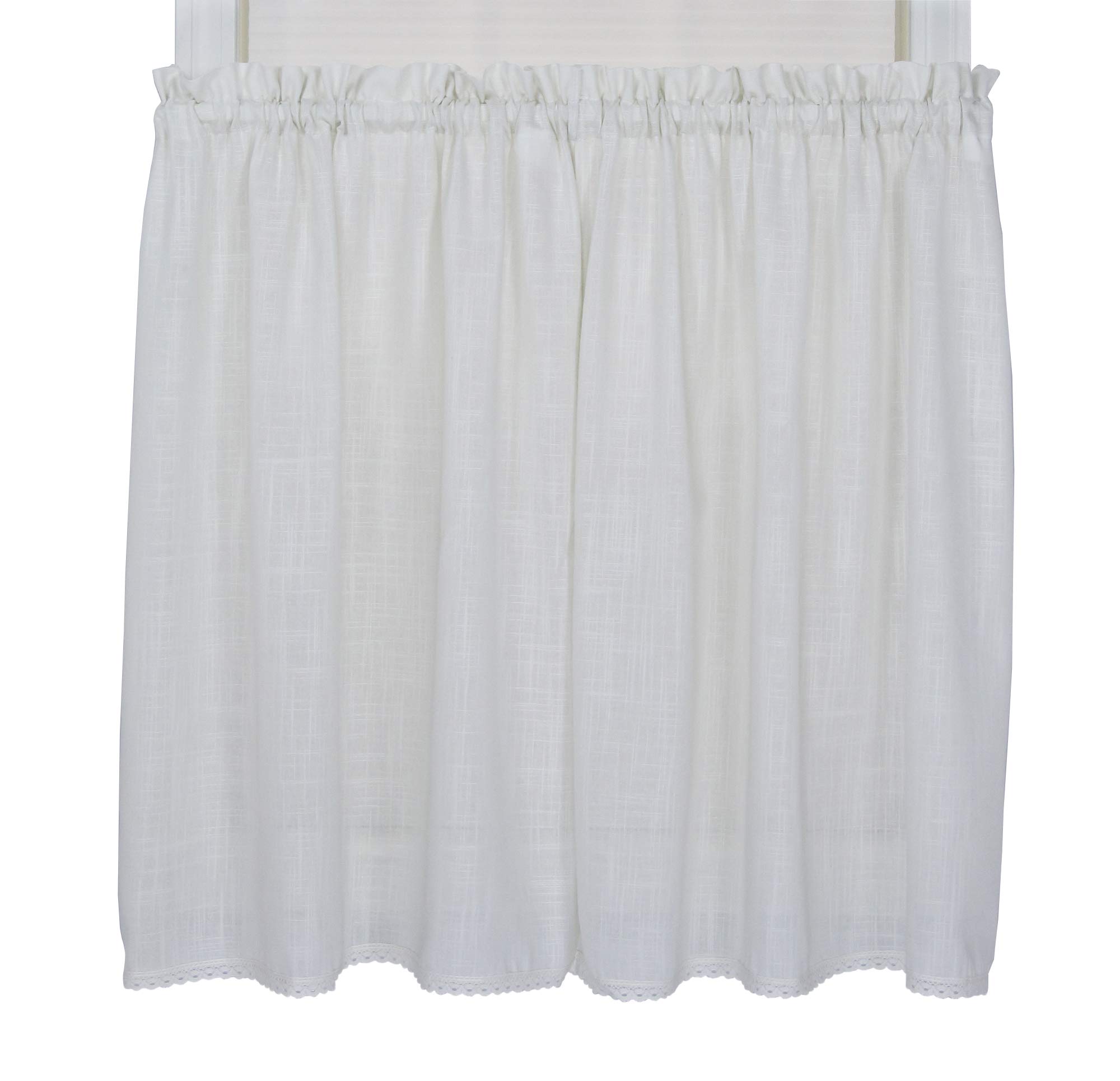 30Inch White Cafe Curtains Curtains & Drapes
