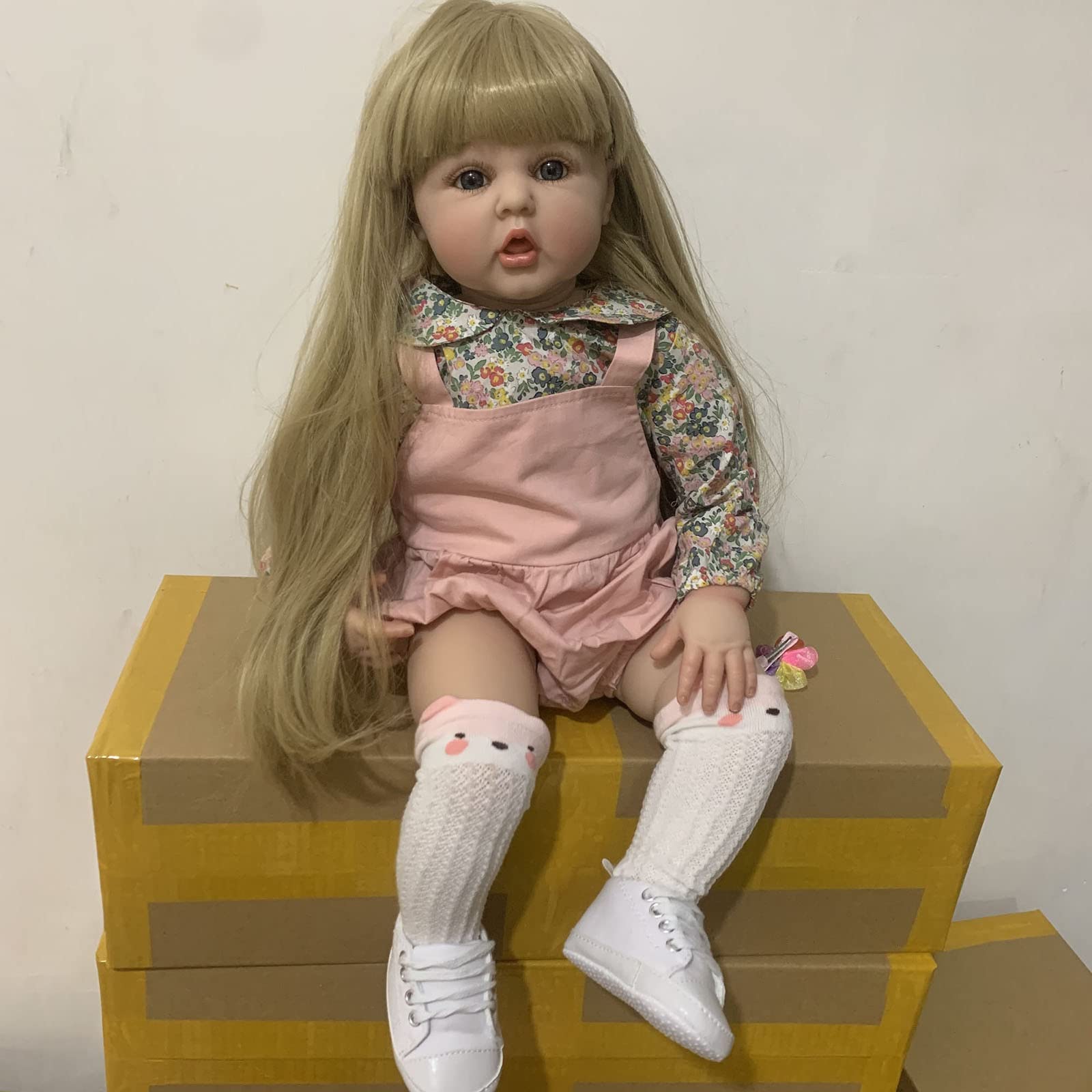 フルシリコン　リボーンドール　女の子 Amazon.co.jp: 60センチシリコーンリボーンドールおもちゃ女の子金髪