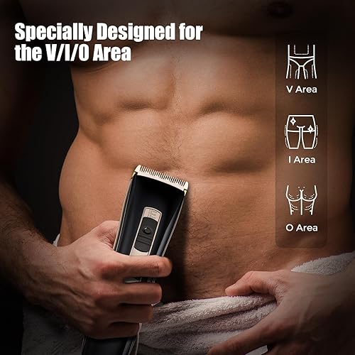 Miniatura 4 de Paubea Cortadora de pelo para hombres, cortadora de pelo recargable, recortadora de barba, afeitadora de bolas, kit de corte de pelo para el hogar,