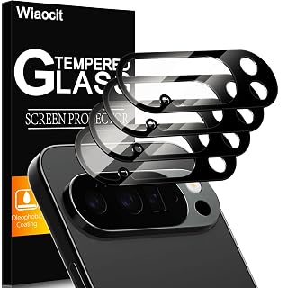 Wiaocit 4 Pack Tempered Glass Camera Lens Protector for Google Pixel 10 Pro XL, 9H Hardness, Anti-Scratch, Case Friendly - Amazon product rated Grade A