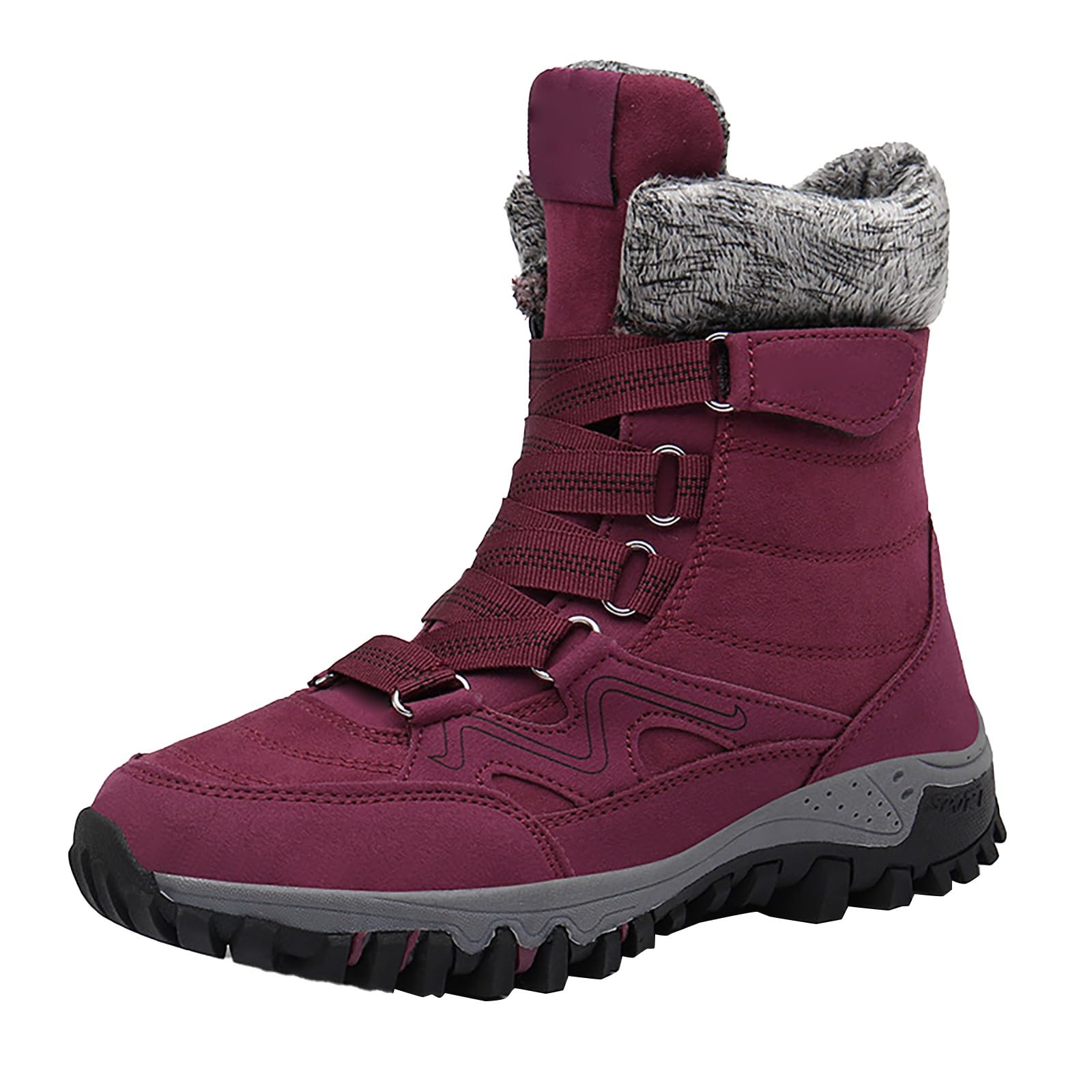Bottes de neige chaudes doublées pour homme