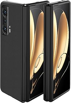 OIATROE Case for Honor Magic V2,[Heat dissipation] [Anti-fingerprint ] [Protect back camera] Ultra Silm Case Matte Material Cover for Honor Magic V2 -Pure black