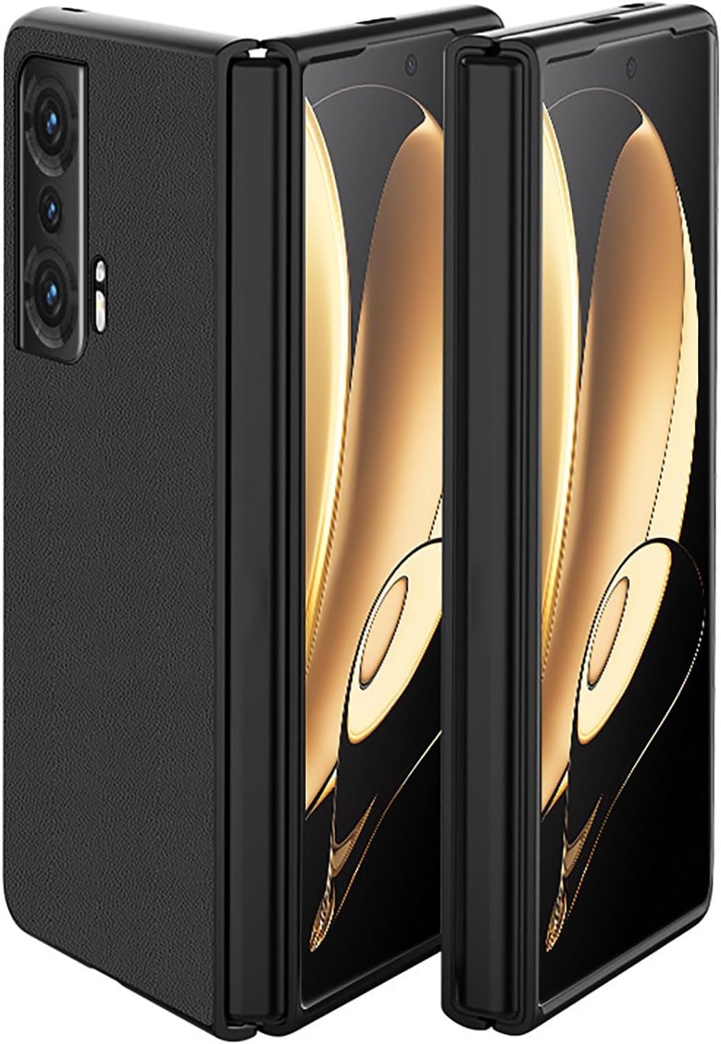 Case for Honor Magic V2,[Heat dissipation] [Anti-fingerprint ] [Protect back camera] Ultra Silm Case Matte Material Cover for Honor Magic V2 -Pure black