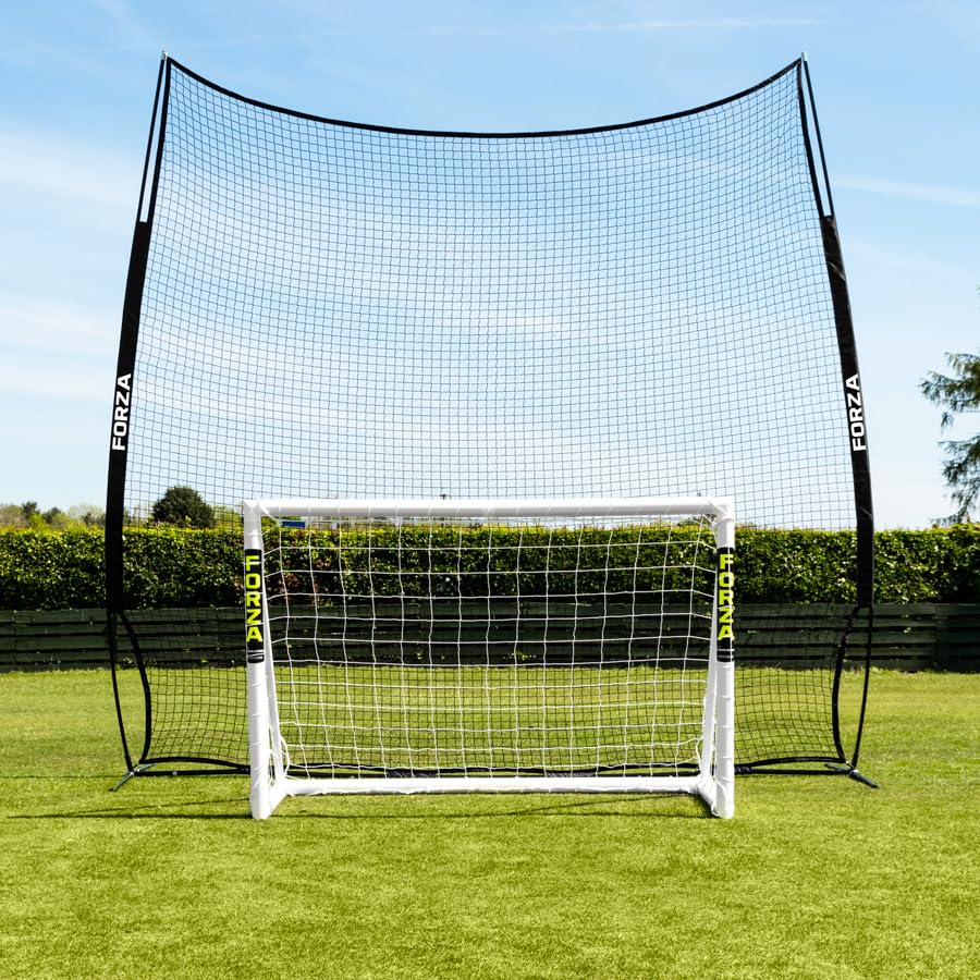 Pop-Up Stop That Ball™ Ball Stop Post System | Portable 10ft High Netting for Football, Rugby & Other Sports | Fast Assembly with Steel Frame (Available in 11ft to 50ft Lengths)