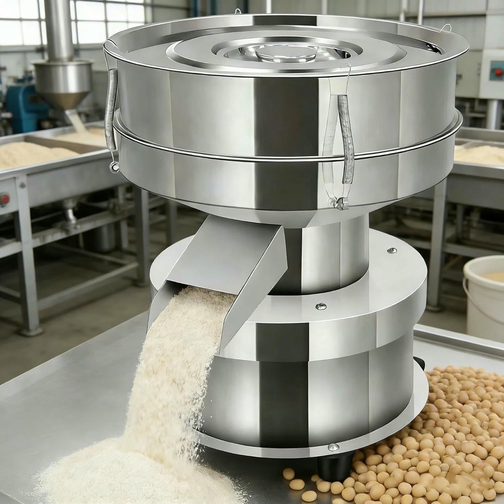 Tamisage automatique efficace avec l'agitateur de poudres 50W