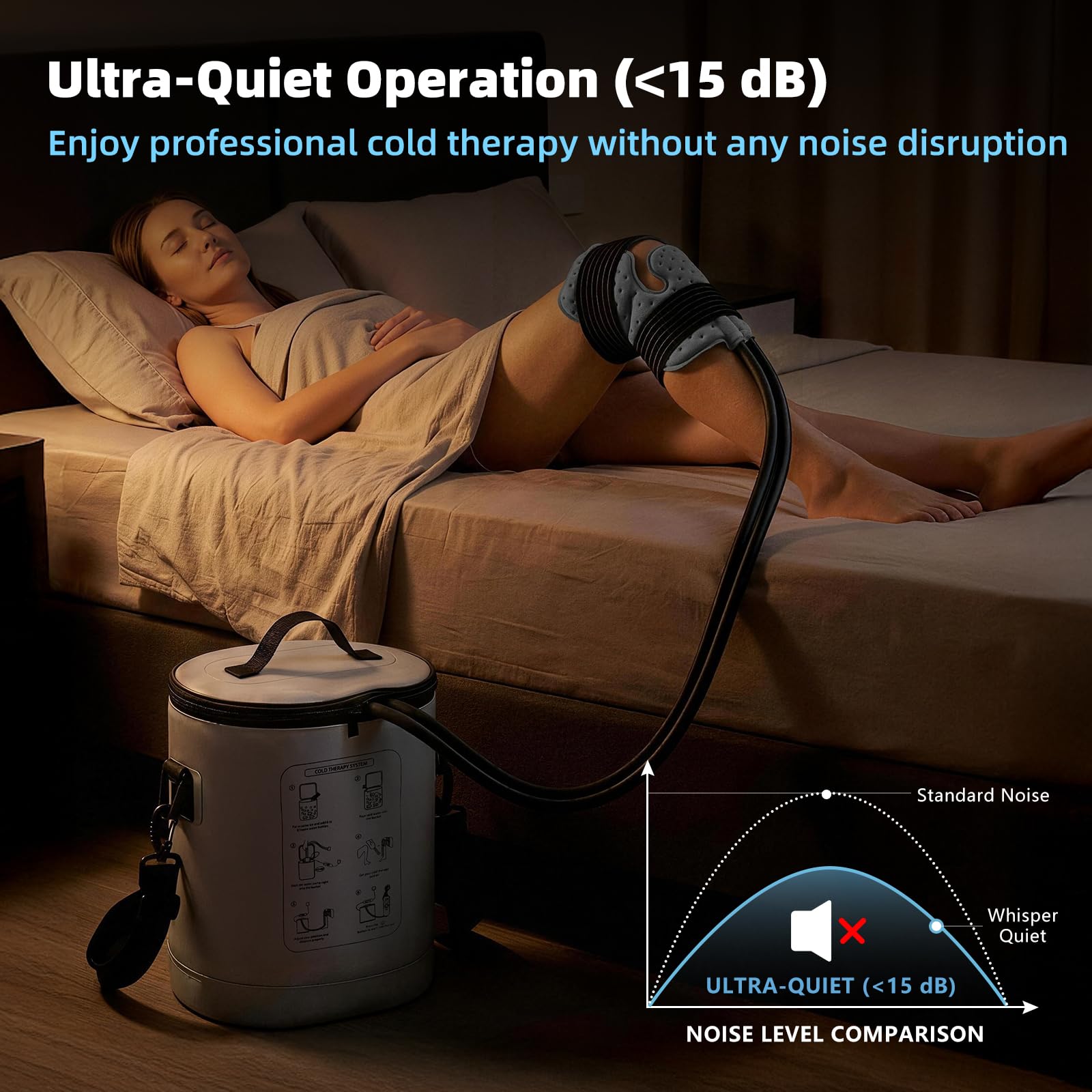 Ice Machine for Knee Pain - Portable Cold Therapy -4