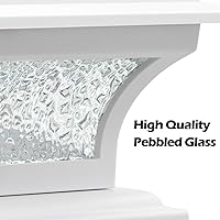 Vista 5 de SIEDiNLAR Luces de Tapa Solar para Postes de Exterior de Vidrio LED para Valla y Terraza 2 Modos para Postes de Vinilo y Madera de 4x4 5x5 6x6