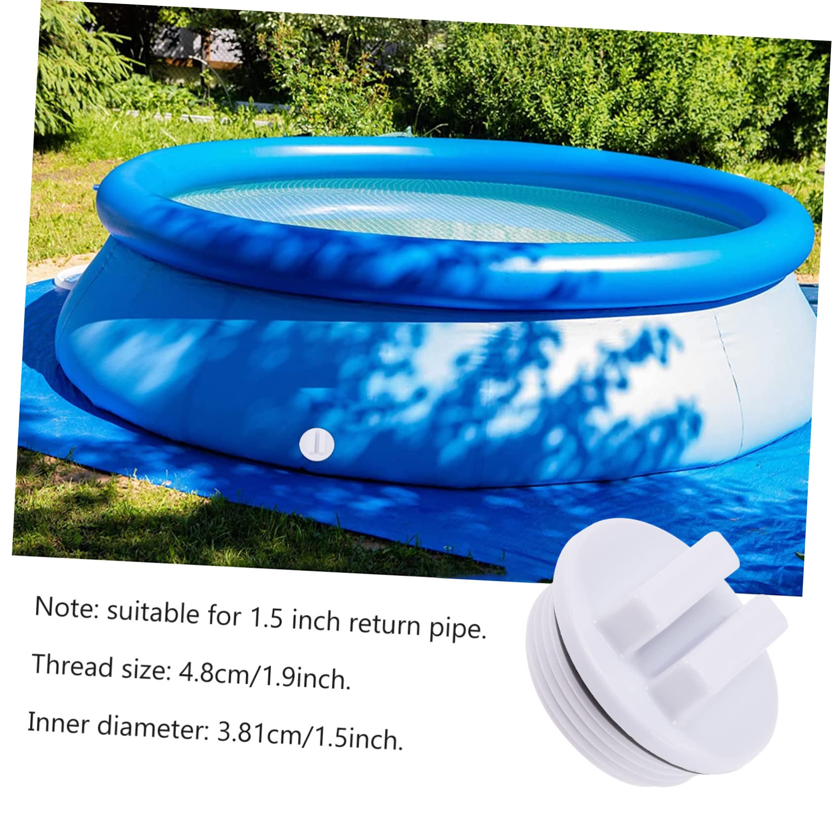 Happyyami 12pièces Bouchons De De Piscine Filtrant Bouchons à Vis pour Et Vidange Accessoires De Piscine Étanches Et Faciles à Installer
