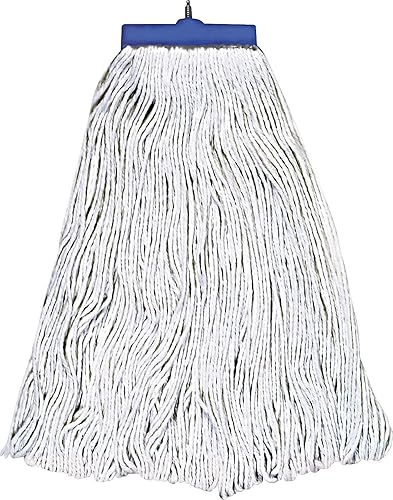 Miniatura 2 de Boardwalk BWK824R - Cabezal de fregona, cabeza plana, fibra de rayón, 24 onzas, blanco (12cartón)