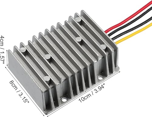 Miniatura 5 de X AUTOHAUX 8V/40V a 13.8V 20A Reductor Automático Buck Boost Step Down Up Regulador Modulador Transformador Universal para Carritos de Golf Scooters