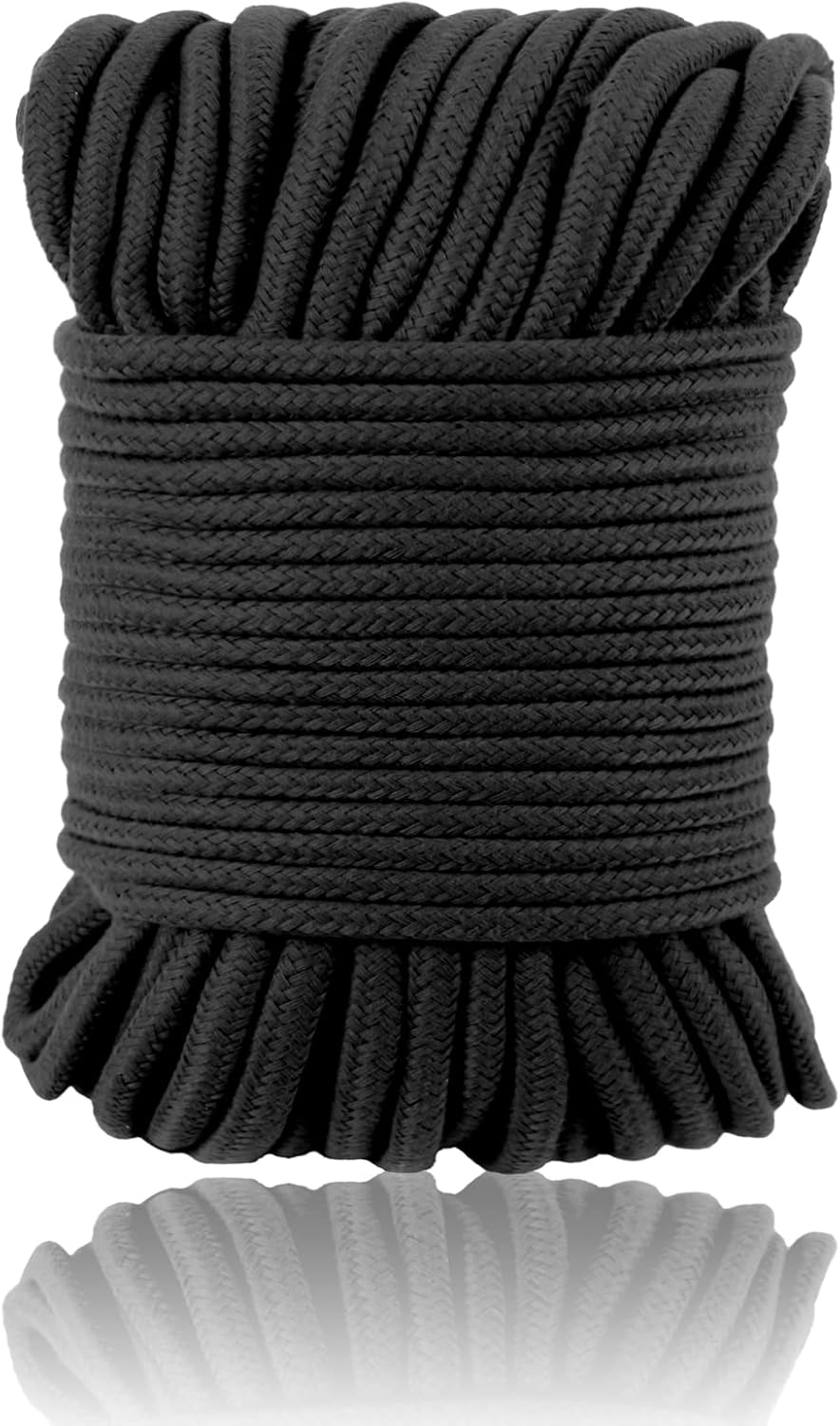Cotton Rope, 100ft Long (1/3inch) Strong Soft Rope, Craft
