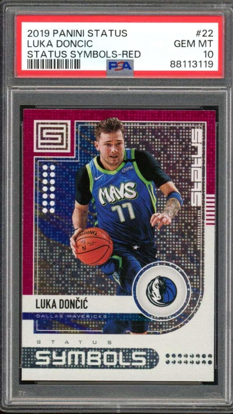 Luka Doncic Card 2019-20 Panini Status Status Symbols #22 PSA 10 - Unsigned Basketball Cards