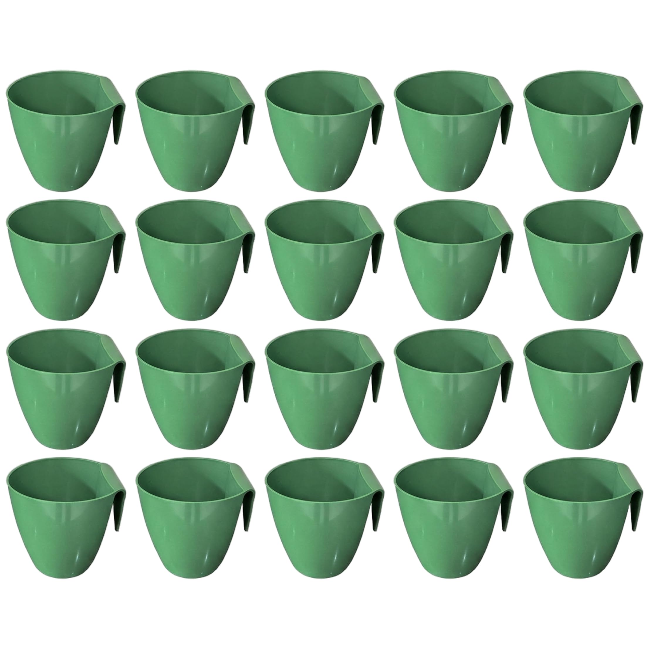 Bemonew 20 Pack Hanging Strawberry Planter, Wall Mounted Strawberry Propagation Cups For Seedling Rooting & Transplant, Large Size