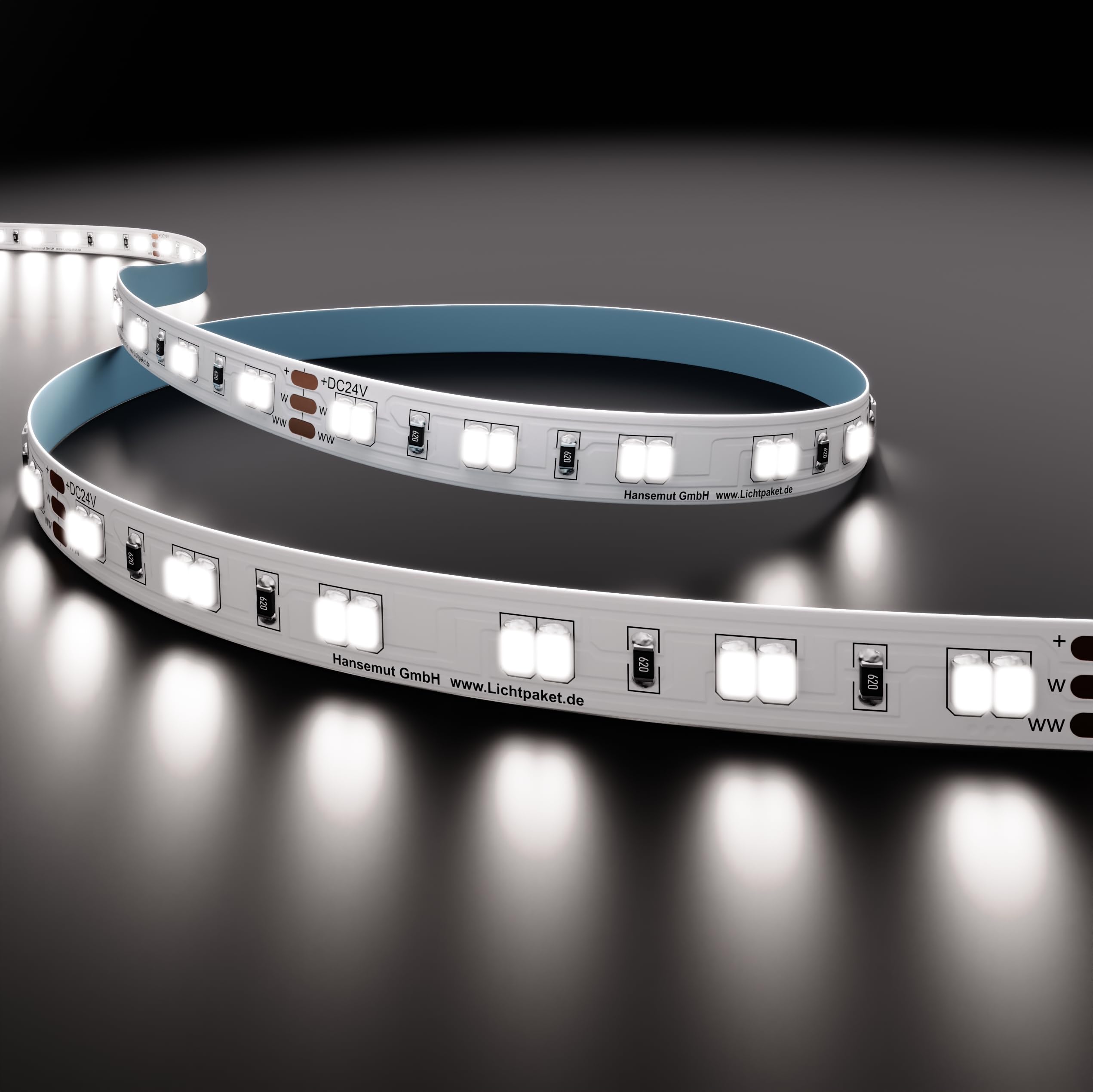 Taśma LED - ULM - ciepła biel / zimna biel CCT Deep Tunable 2000-6000K i 1200 diod LED/10 m