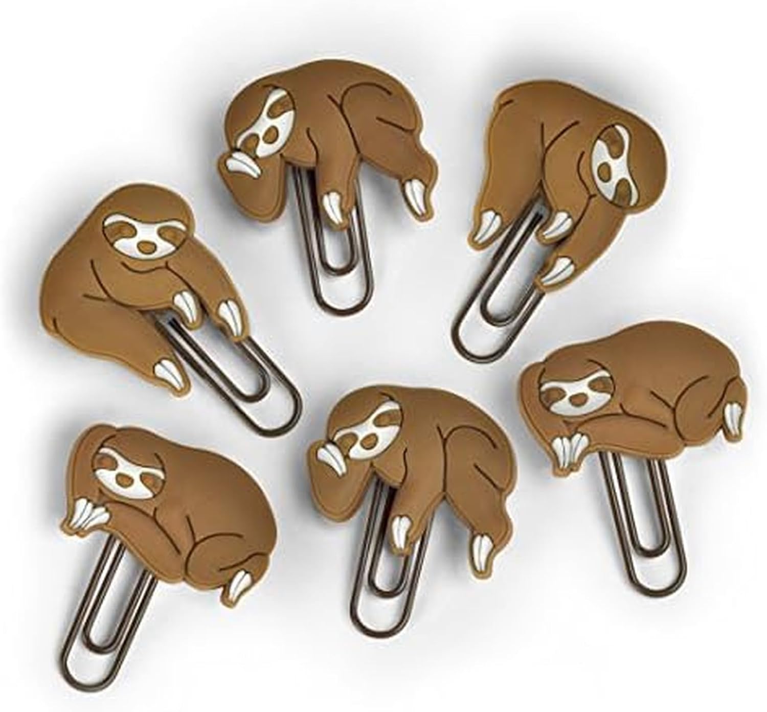 Fred Sloths on a Vine Picture Hangers, Set of 6
