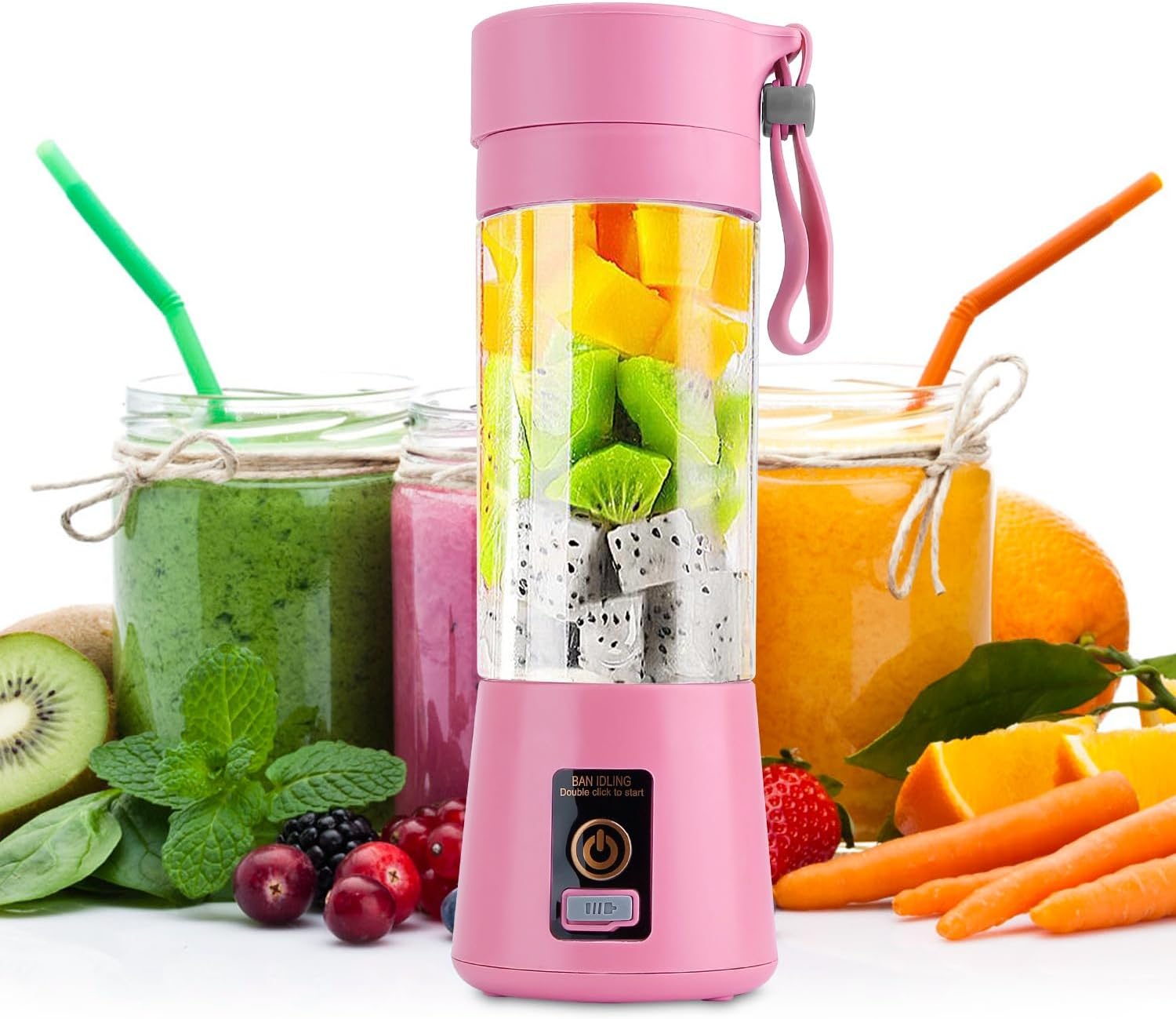 Portable Blender Rechargeable for Shakes and Smoothies