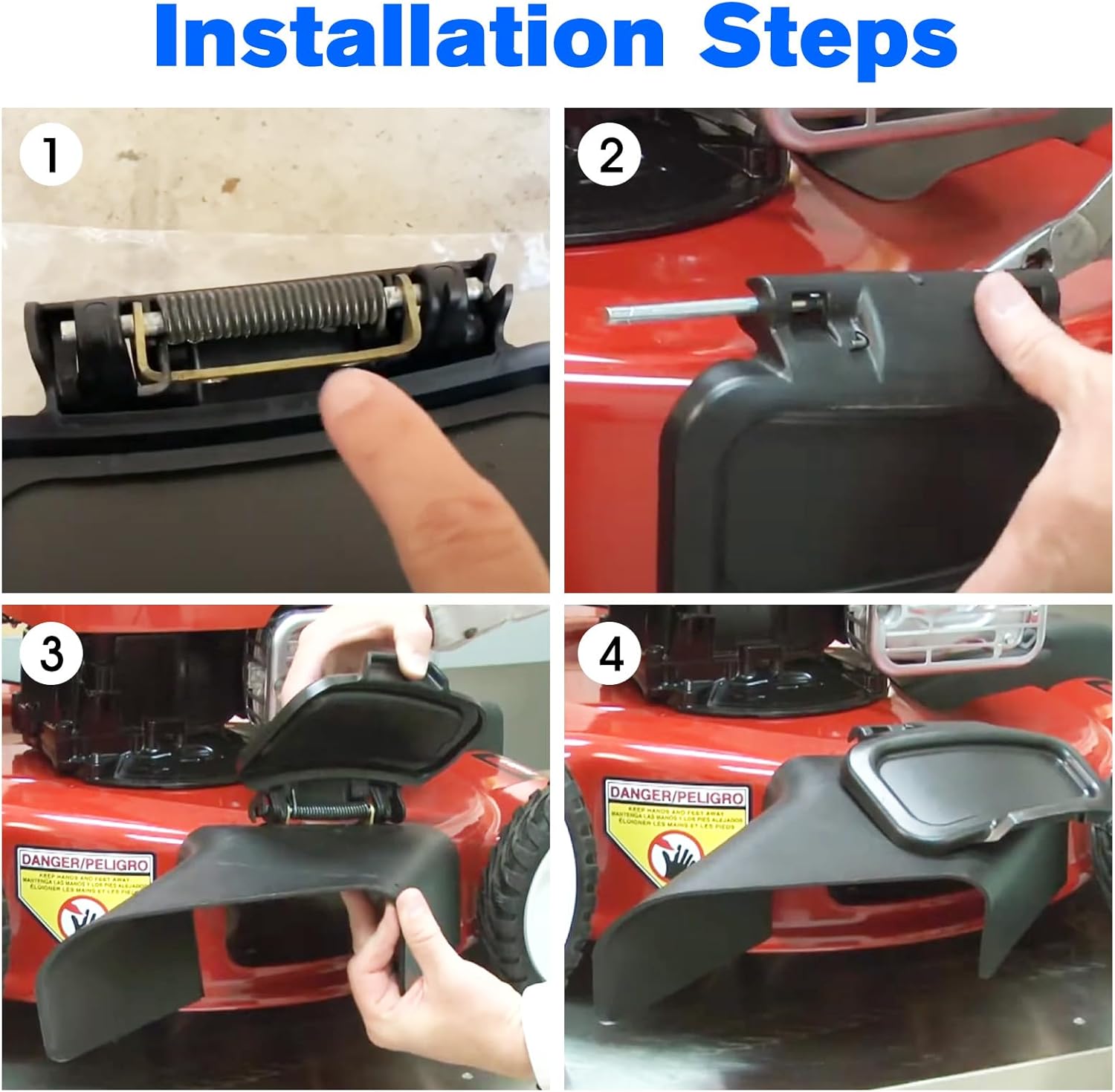 JIOTAR 115-8449 &115-8447 Mower Side Discharge Chute Kit for Toro Recycler 22" Lawnmowers 2009-2015, Fits Toro Recycler Mowers Parts 20330, 20330C, 20331, 20331C, 20332, 20332C, 20333