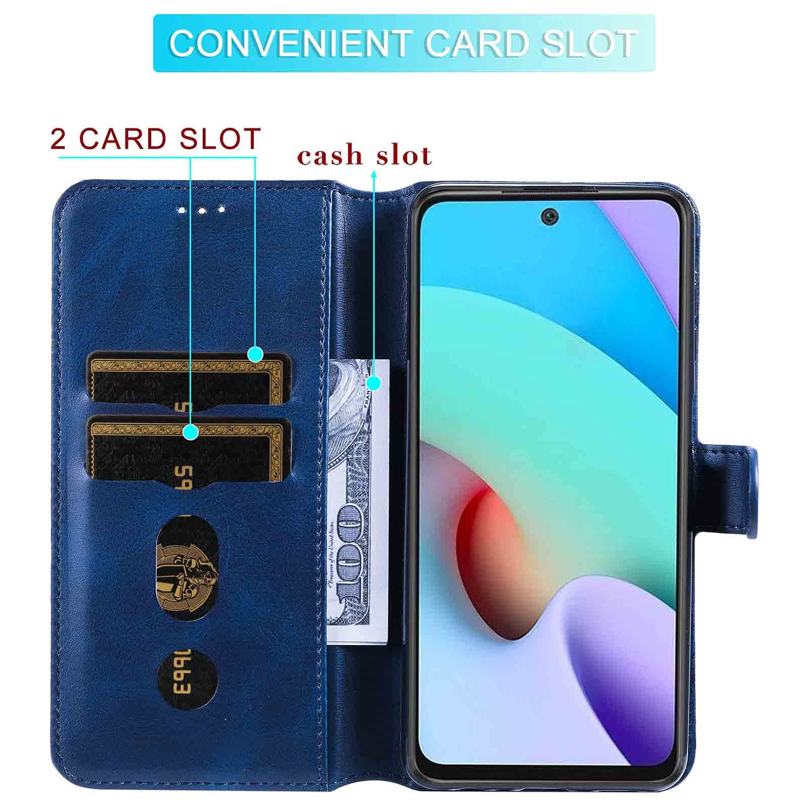 Custodia Portafoglio In Pelle PU Con Magnete Per VIVO Y76 5G - Flip Cover Con Slot Carte E Supporto, Rosa Oro - 3