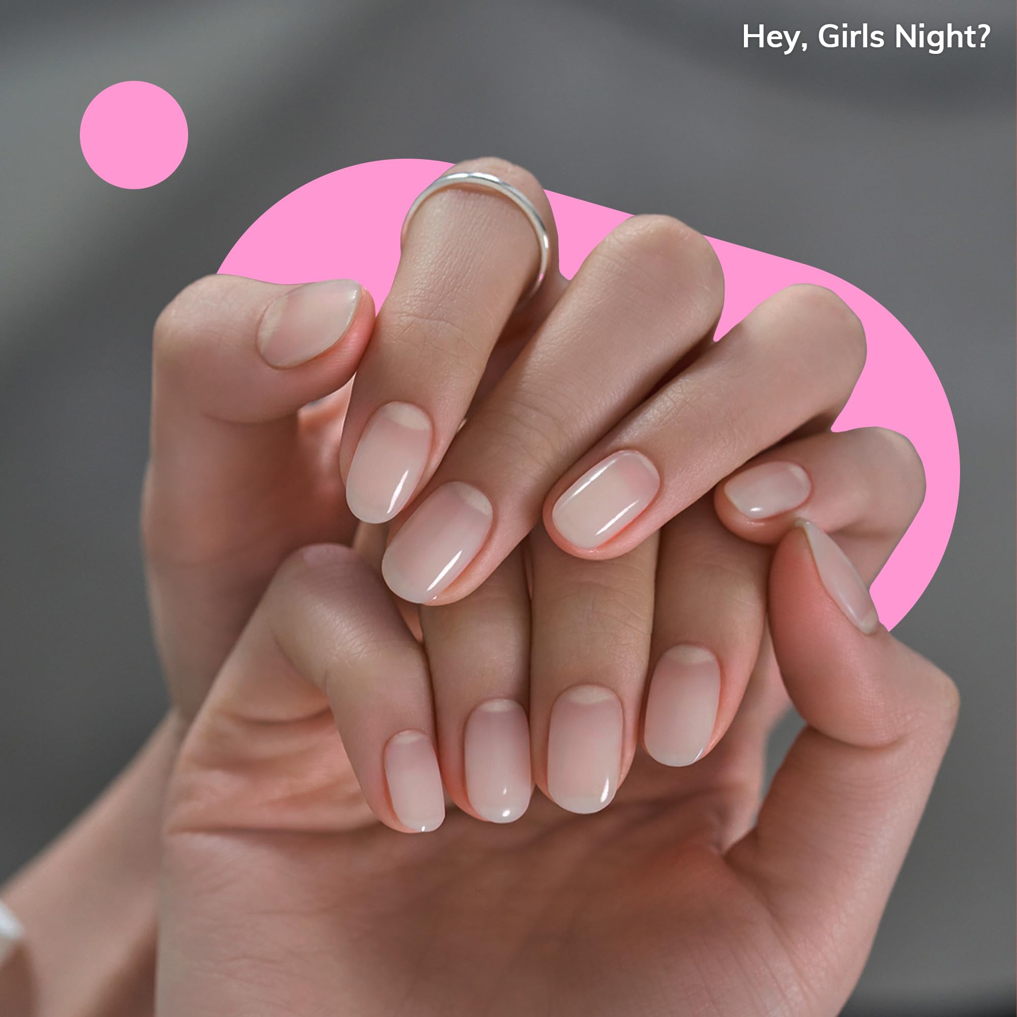 Heyhae Semi Cured Gel Nail Strips, Hey, Girls Night? - Image 2