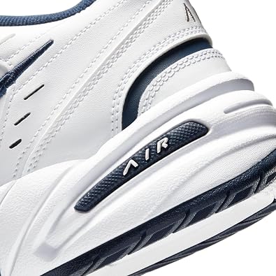 Nike Air Monarch IV Parallel import goods - 415445102 - Color: White - Navy Blue - Size: 31
