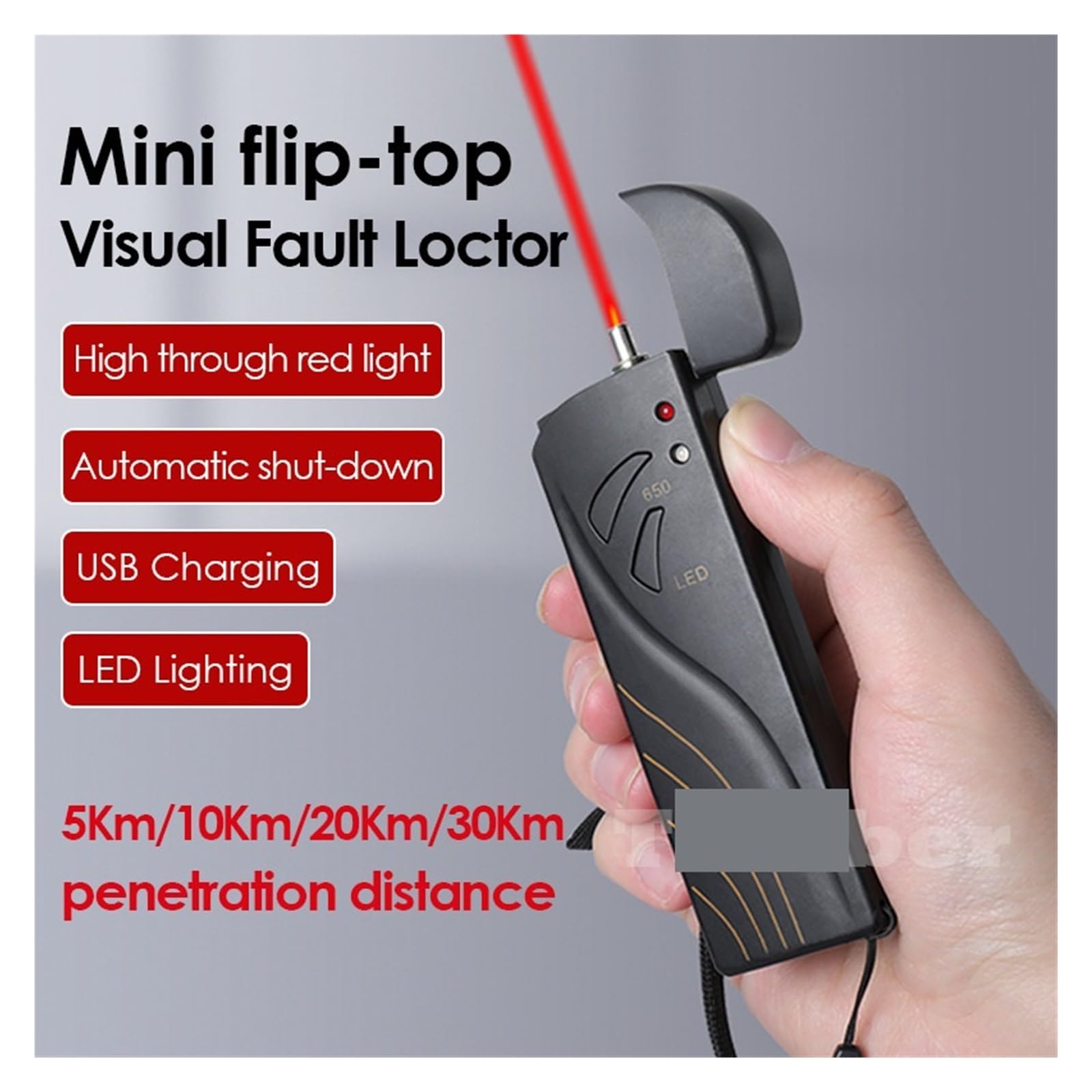 Localisateur De Défauts Visuel Testeur De Câble à Fibre Optique Detecteur De Compteur Detecteur Visuel De Defauts Localisateur De Défauts Visuel Testeur De Câble à Fibre Optique Detecteur De Compteur Detecteur Visuel De Defauts