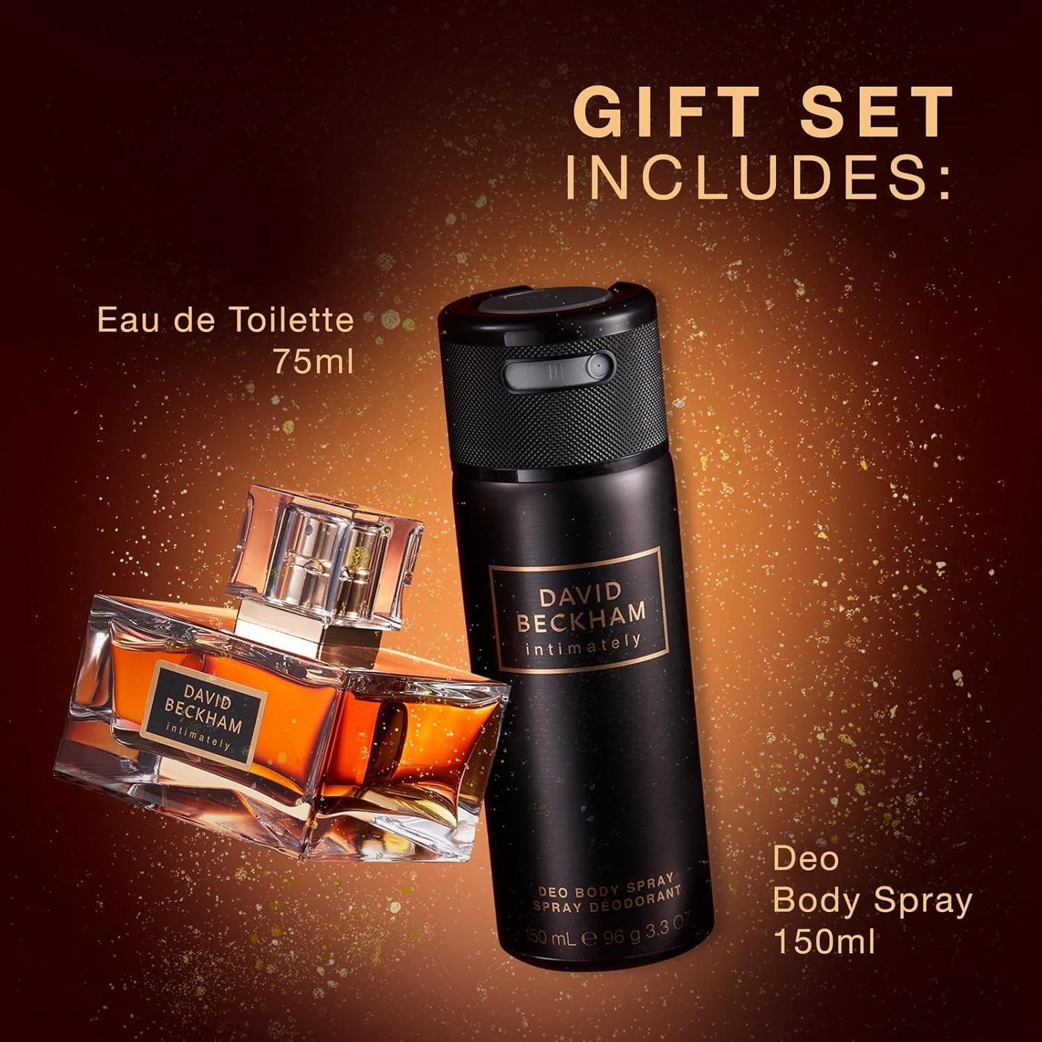 David Beckham Intimately Giftset For Him including Eau de Toilette 75ml and Deodorant Body Spray 150ml 5 71AEOq+4ICL. AC SL1500